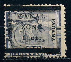 Canal Zone #16a Single Used