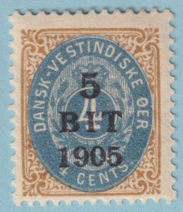 DANISH WEST INDIES 40  MINT HINGED OG * NO FAULTS VERY FINE! - NDK