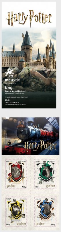 2019 Portugal Harry Potter SA (4)  (Scott NA) MNH