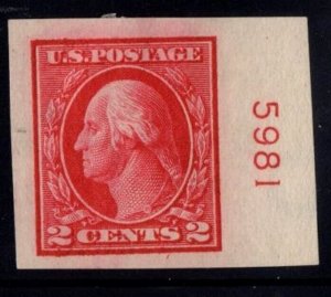 U.S. - 409 - Plate Number Single (5981) -  EXTRA FINE -  Hinged