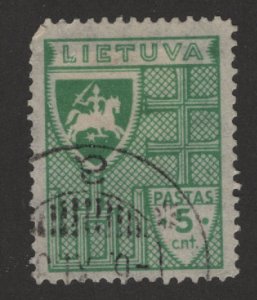 Lithuania 287 Coat of Arms 1934