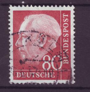 J4178 JLstamps 1954-60 @20%scv germany used #717 $4.50v 