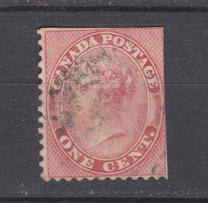 J29862, 1859 canada used #14 queen straight edges $90.00 scv