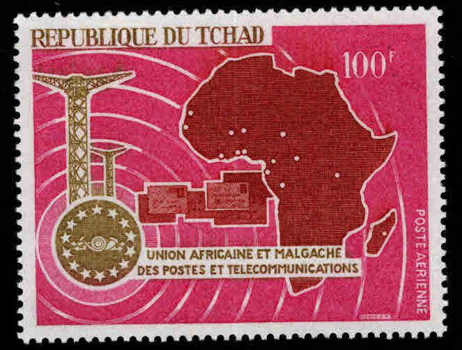 Chad TCHAD Scott C37 MNH** Map stamp