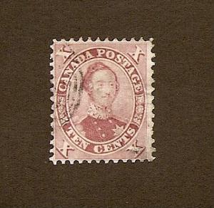 Canada Scott #17 Used  tiny thin spot  Scott CV $150.00