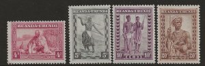 Belgian East Africa 51-54  1931  set 4 fine  mint hinged
