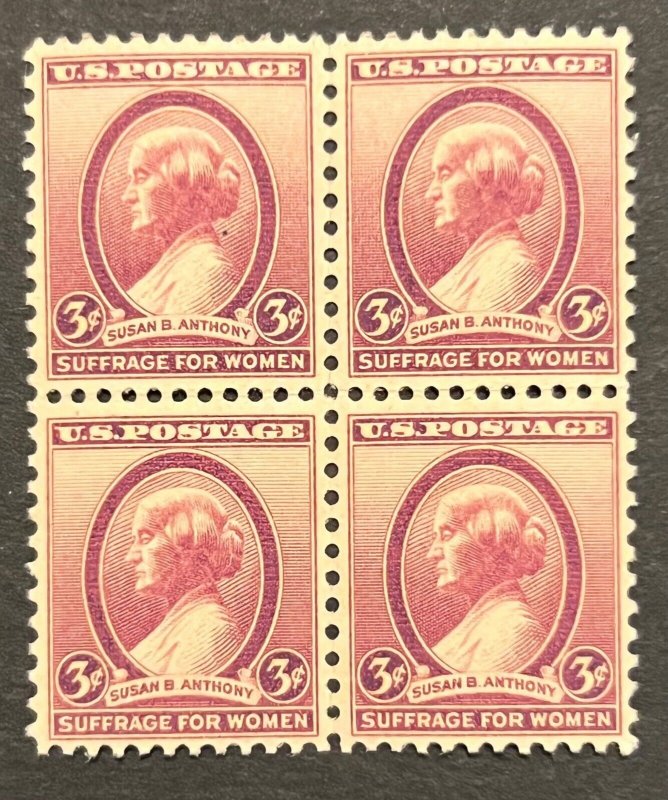 Scott # 784 - US Block Of 4 - Susan B. Anthony - MNH -1936 - Lot 10