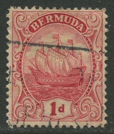 STAMP STATION PERTH Bermuda #42 Caravel Issue FU Wmk 3 1916