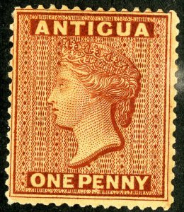 Antigua Stamps # 5 MH VF Scarce Scott Value $200.00