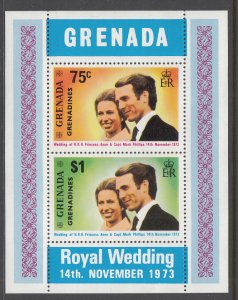 Grenada Grenadines 2a Royal Wedding Souvenir Sheet MNH VF