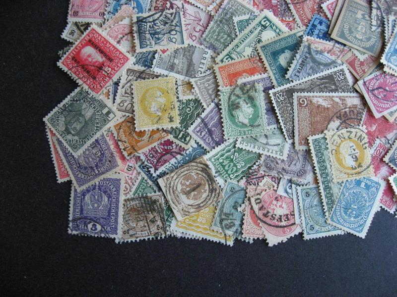 Austria 1930s and older scrap pile (duplicates mixed condition) of 115