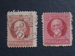 ​CUBA-1917 105 ERROR? MISSING COLOR?  105YEARS OLD- MAXIMO GOMEZ USED VF