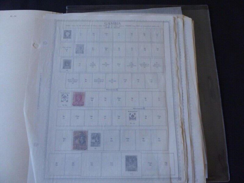 Gambia 1869-1985 Stamp Collection on Scott Specialty Stamp Album Pages