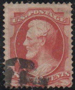 US #148 VF face free faintly canceled,  super fresh color and nicely centered...