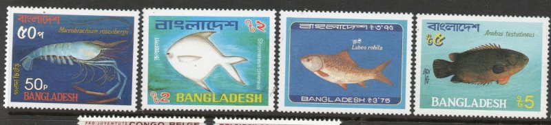 Bangladesh #225-8 MNH