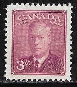 Canada 286: 3c George VI, MNH, VF