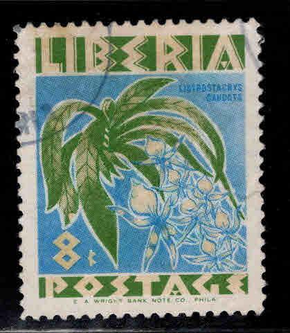 LIBERIA Scott 352 1955 Flower stamp