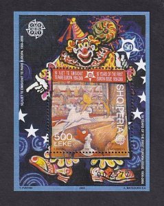 Albania   #2763  MNH  2005  Europa  sheet    circus  .   clown