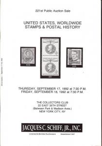 United States, Worldwide Stamps & Postal History, Schiff 221