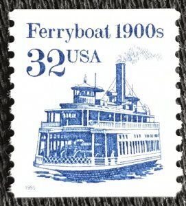 SCOTT  2466  FERRYBOAT  32¢  COIL SINGLE  MINT NEVER HINGED