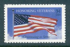 3508 34c U.S. Flag Fine MNH