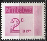 Zimbabwe; 1985: Sc. # J26: MNH Single Stamp