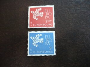 Stamps - Luxembourg - Scott# 382-383 - Mint Never Hinged Set of 2 Stamps