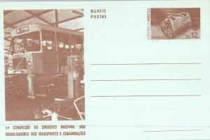 93402  -  ANGOLA  - Postal History - PICTURE Stationery Card  - TRANSPORT bus