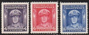 Philippines Sc #519-521 Mint Hinged