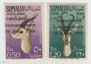 1960 Somalia Optd Somaliland Independence 26 June MNH** Full Set A27P6F21828-