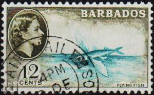 Barbados. 1953 12c S.G.296 Fine Used