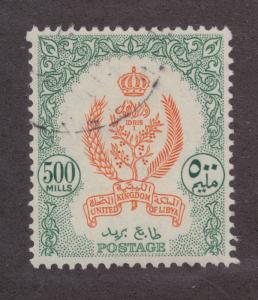 Libya Sc 166 used 500m green & orange, fresh & F-VF