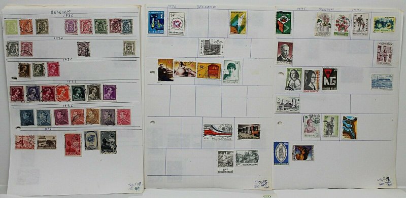 Belgium 1861/1995 general collection of definitive and commemorative issu Stamps