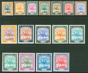 SG 96-111 Sudan 1948. 1m-50p set of 16. Fine unmounted mint CAT £85
