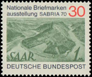 Germany #1017, Complete Set, 1969, Stamp Show, Never Hinged