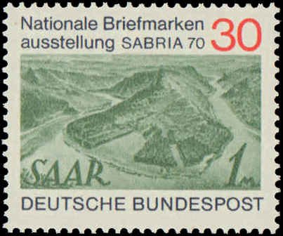 Germany #1017, Complete Set, 1969, Stamp Show, Never Hinged