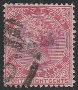 Ceylon #71 Used Single Stamp cv $9.50