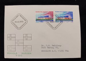 D)1973, FINLAND, FIRST DAY COVER, ISSUE, PHILATELIC EXHIBITION OF THE