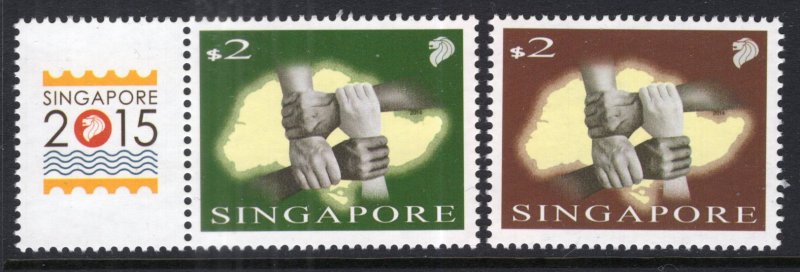 Singapore 1691a-1692b MNH VF