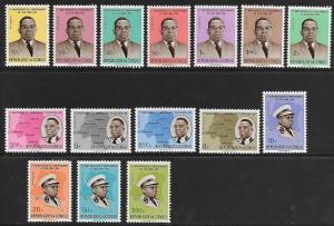 Congo Democratic Republic # 381-395 - President Kasavubu - set - MNH