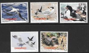 NEW ZEALAND SG3604/8 2014 SEABIRDS MNH 