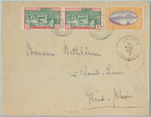 74734 - Guadeloupe - POSTAL HISTORY - LETTER from LAMENTIN to France 1933-