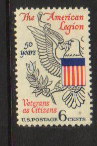 #1369 MNH  6c American Legion 1969 Issue