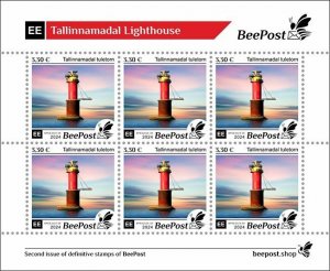 BEEPOST ESTONIA - 2024 - Tallinnamadal L'House-Perf 6v Sheet-M N H-Priva...