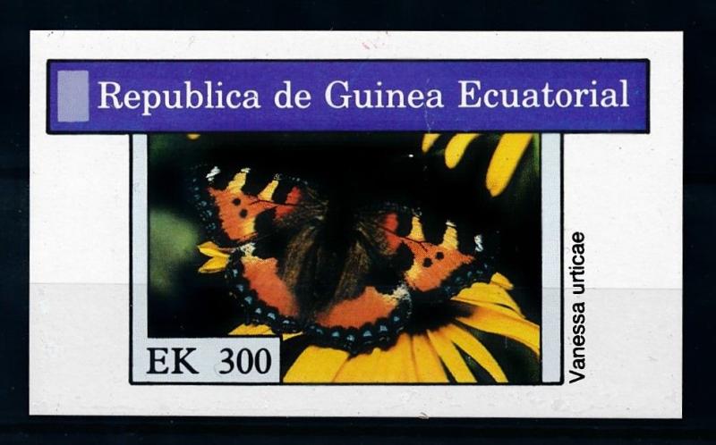 [71156] Equatorial Guinea  Insect Butterfly Souvenir Sheet MNH