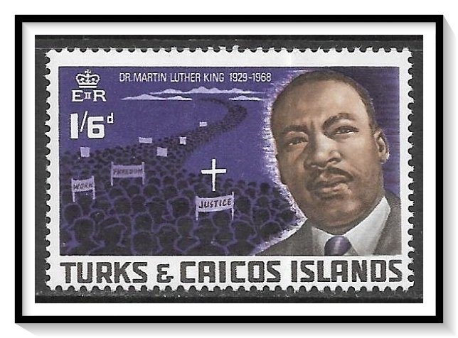 Turks & Caicos #180 Martin Luther King MNH