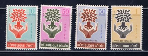 Haiti C489-90C191-92 NH 1962 World Refugee Set complete