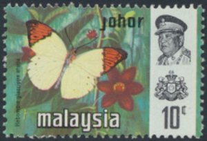 Johore Malaysia   Sc#  180   MVLH   Butterflies    see details  / scans