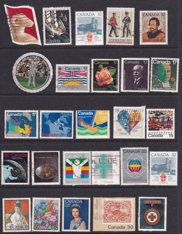 Canada 59 Used Stamps