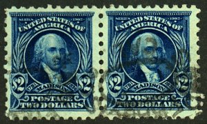 U.S. #312 USED PAIR